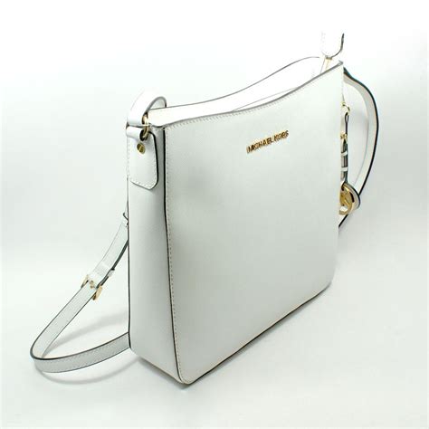 michael kors white purse crossbody